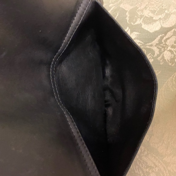 Sabina New York Black genuine Leather Crossbody/Messenger Bag NWT - Picture 10 of 16